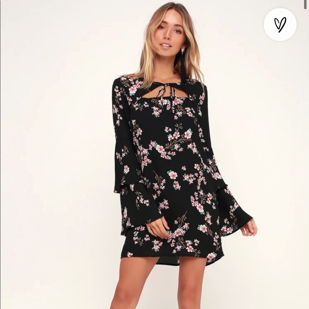 Jack by BB Dakota Midnight Garden Floral Mini